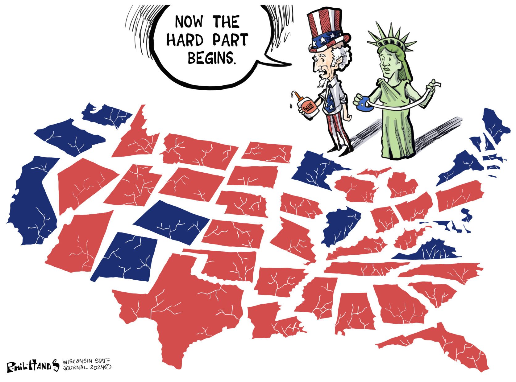 Hands on Wisconsin: America may need some reassembly